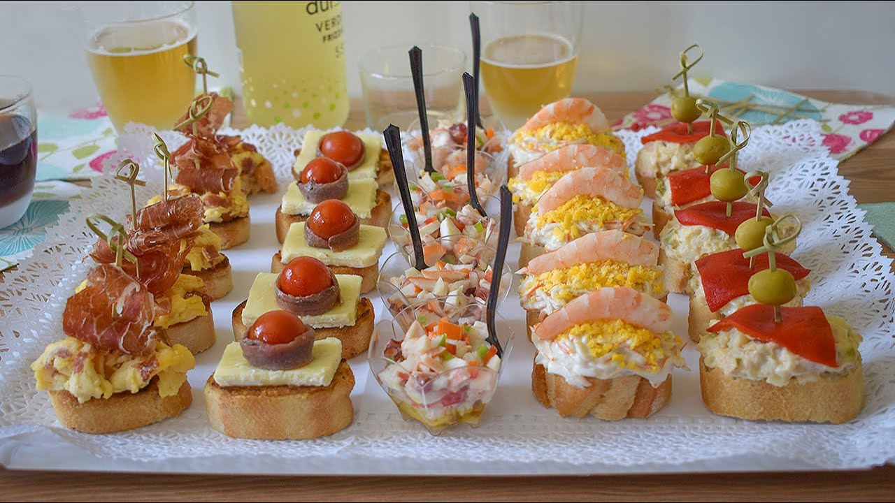 Multa Bastante desinfectante MONTADITOS Y PINCHOS, ¡nos vamos de tapas sin salir de casa! - YouTube