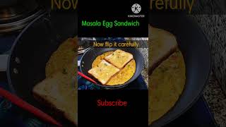 #shorts Masala Egg Sandwich # Easy & Quick Breakfast Recipe