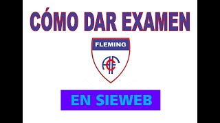 COMO DAR EXAMEN EN SIEWEB