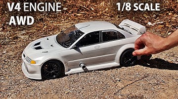 R/C V4 Car Final Modifications & Run!