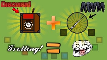 Surviv.io New "Hot Drop" Disguise + AWM-S Trolling!! + Discord Tourney Games...(Surviv.io Trolling)