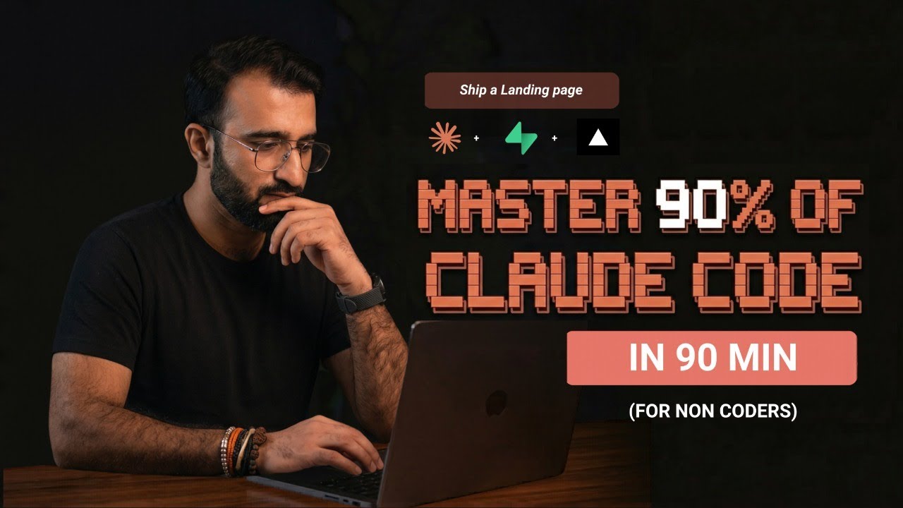 Master 90% Claude Code in 90 min - #1 Basics - YouTube