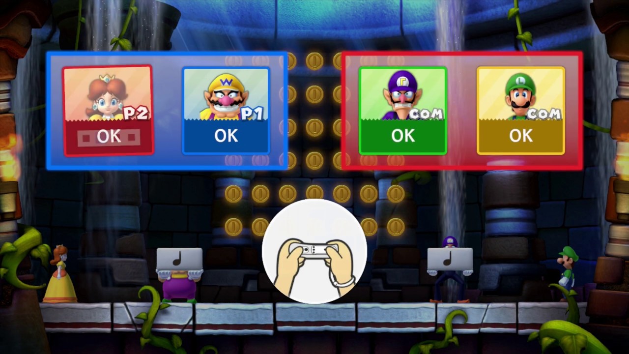 Mario Party 10 minigame: Bouncy Bounty 60fps