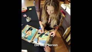Elle MacPherson Signing Autographs Miami Book Tour