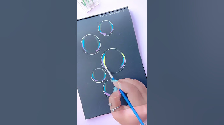 Easy Painting Technique || How to Paint Bubbles #acrylicpainting #CreativeArt #Satisfying