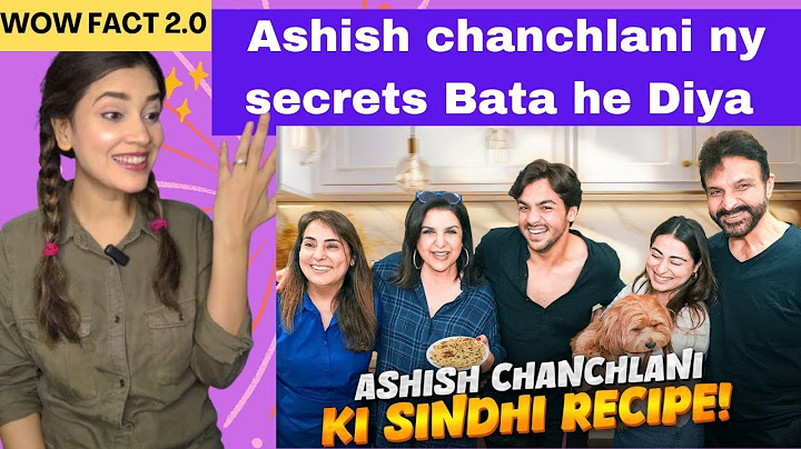 Pakistan React Ashish Chanchlani Ki Family Recipe - Sindhi Koki Aur Filmy Charcha! | ‪@FarahKhanK‬