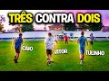 ATAQUE COM MAIS GENTE NÃO PODE PERDER O GOL!!  (3 vs 2)