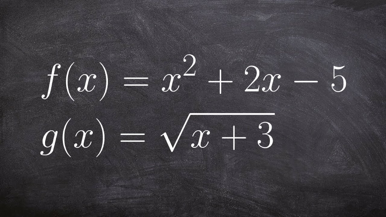 How to Apply the Composition of Two Functions Square and