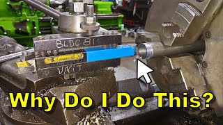 Why I Adjust my Tool Height for Internal Chamfering on the Lathe  Machine Shop Tricks & Hacks