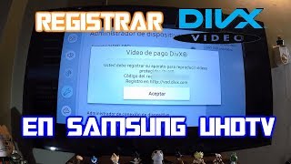 Reproducir Archivos Divx y Xvid en Televisor Samsung UHD