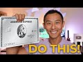 American express platinum  16 things you must do