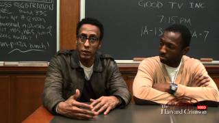 Cast of 'The Wire' Visits Harvard