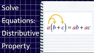 Solving Equations With The Distributive Property