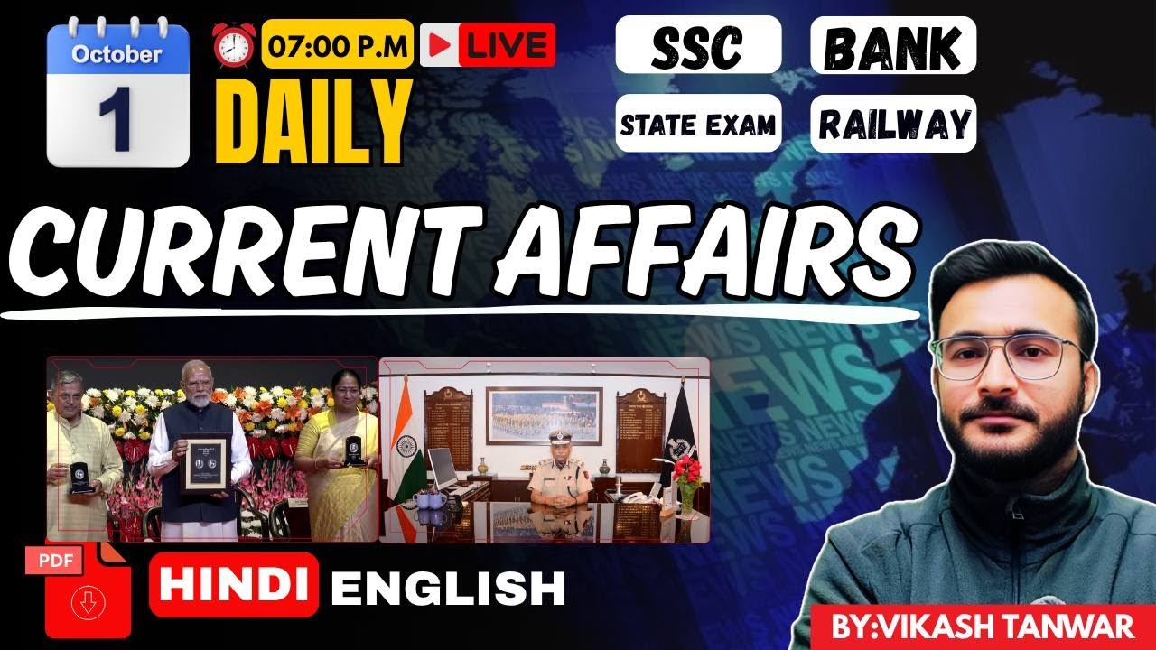 Daily Current Affairs – 1 October 2025 | Current Affairs for SSC ...