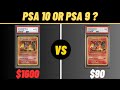 Psa 9 vs psa 10  why i collect and invest in psa 9 pokemon cards