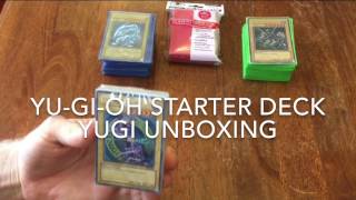 2002 Yu-Gi-Oh Yugi starter deck unboxing