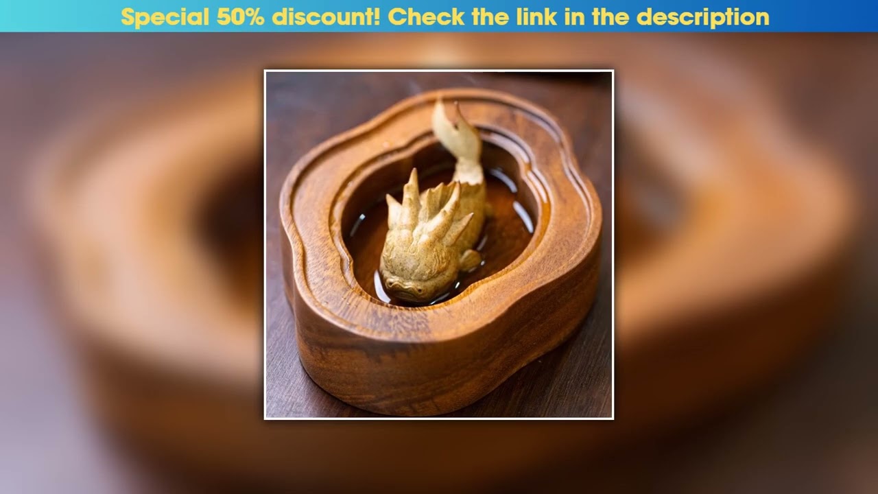 First Look Ceramic Arowana Tea Pet Ornament Can Be Raised Fish Tank Mountain and Sea Landscape Scri