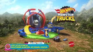  Hot Wheels Monster Trucks T-Rex Volcano Playset with 1:64 Scale  Race Ace Toy Truck & 1 Toy Car, Track Set with Dinosaur Nemesis : Toys &  Games