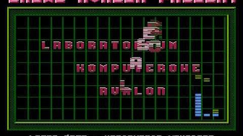 laser demo for Atari 8-bit