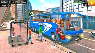 Coach Bus Driving Simulator 2019 - Android Gameplay screenshot 3