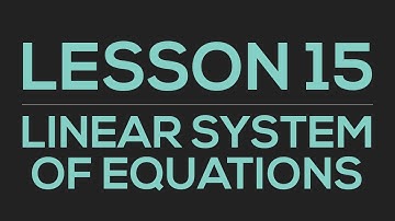 Solving system of linear equation using TI-83