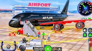Авиасимулятор полетов в городе - Аварийная посадка самолета Boeing - Геймплей на Android screenshot 2