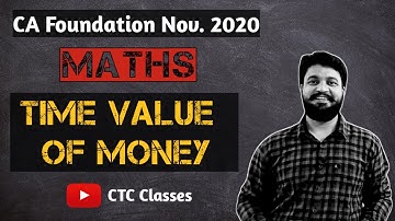 Time value of money ca foundation