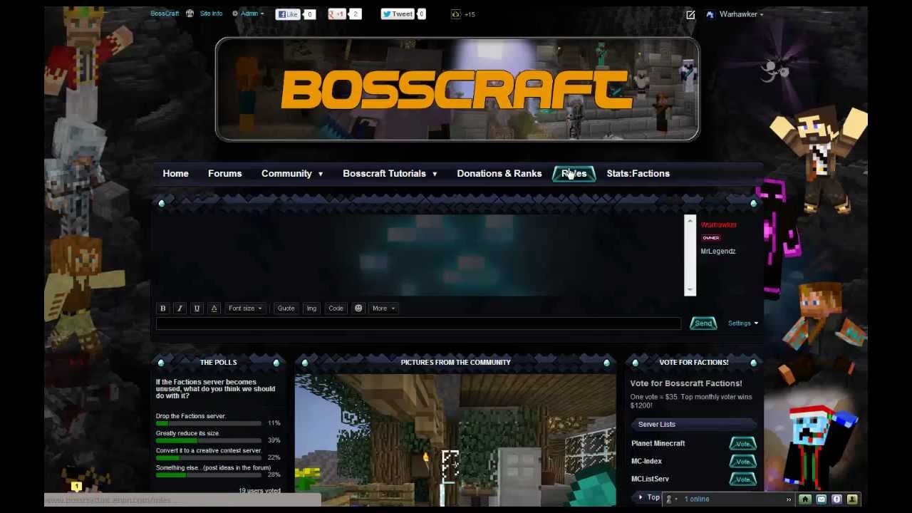 [1.4.7] Minecraft BossCraft Factions Tutorial - YouTube