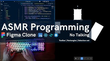 ASMR Programming - Figma clone (Typescript, React, Tailwind, Konva.js) - No talking