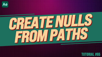 After Effects Trick! CREATE NULLS FROM PATHS | Adobe After Effects Tutorial