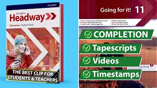 New Headway Elementary 5th Edition - Unit 11: Going for it! || Student's Book