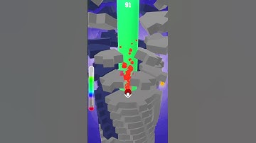 Drop stack ball⚽😄full fun gameplay#challenge #gaming #shorts