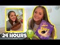 24 Hours ONLY eating EASTER FOOD || Ellie Louise