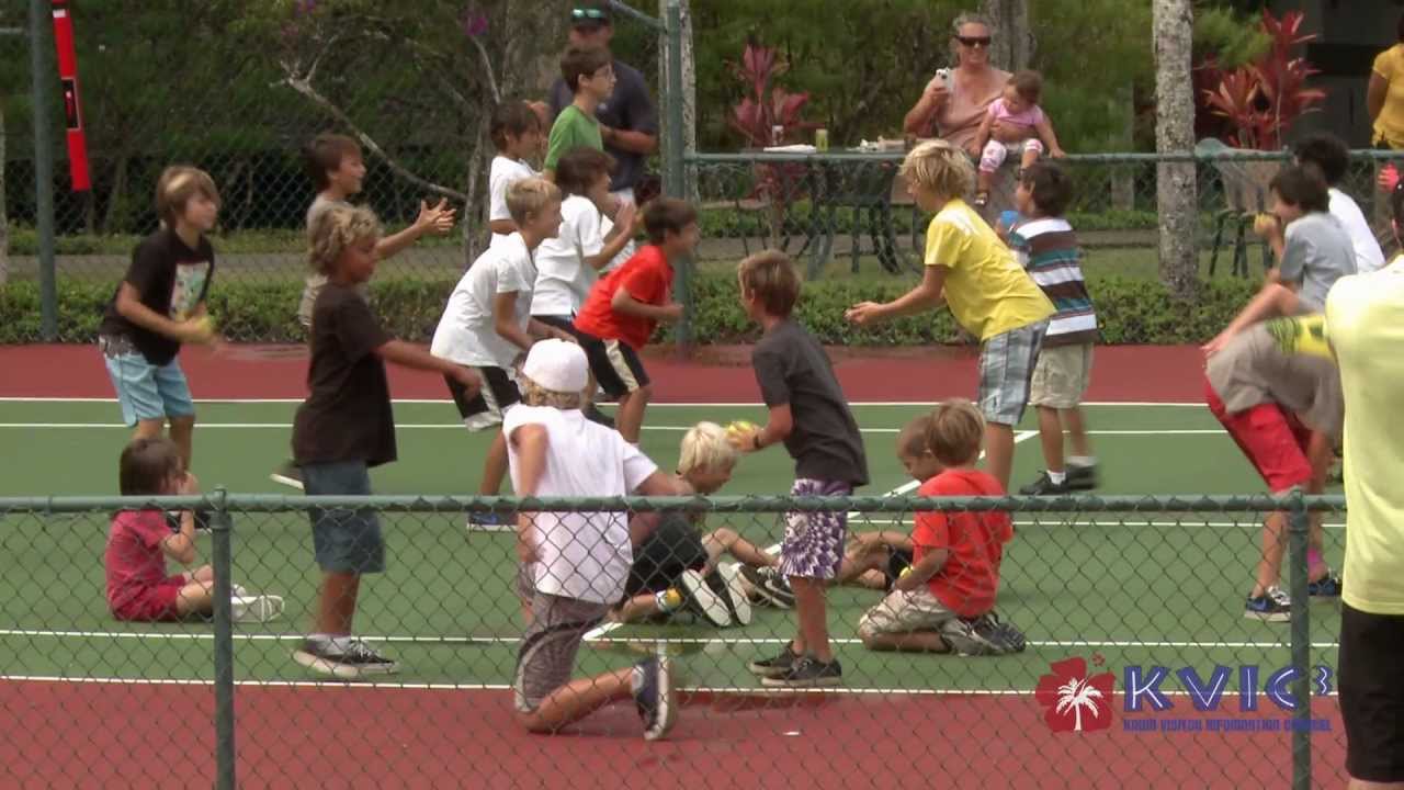 Kids PBI International Tennis Camp - Hanalei Bay Resort - KVIC-TV, myKauai.com [Event]