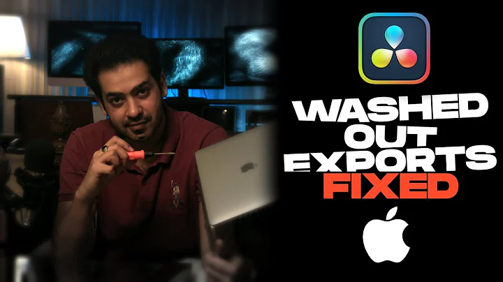 How to FIX Washed Out EXPORTS on Mac - Davinci Resolve Tutorial - Gamma Shift
