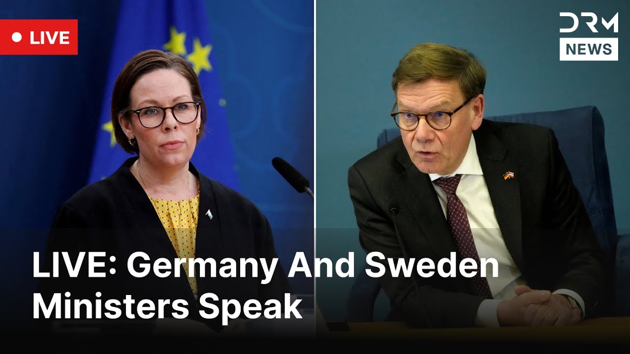 LIVE: Swedish FM Stenergard Holds Live Presser With German Counterpart | DRM News | AC1F