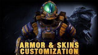 Halo 4 MCC - Armor and Skins Customization  [Flight] (No Commentary)