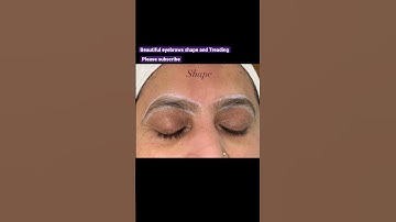 Beautiful eyebrows shape and Threading 🙏👍👉🖕#eyebrows #threading #shorts #ytshorts #ytstudio