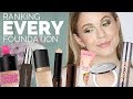 Ranking EVERY Foundation I Own From BEST to WORST!