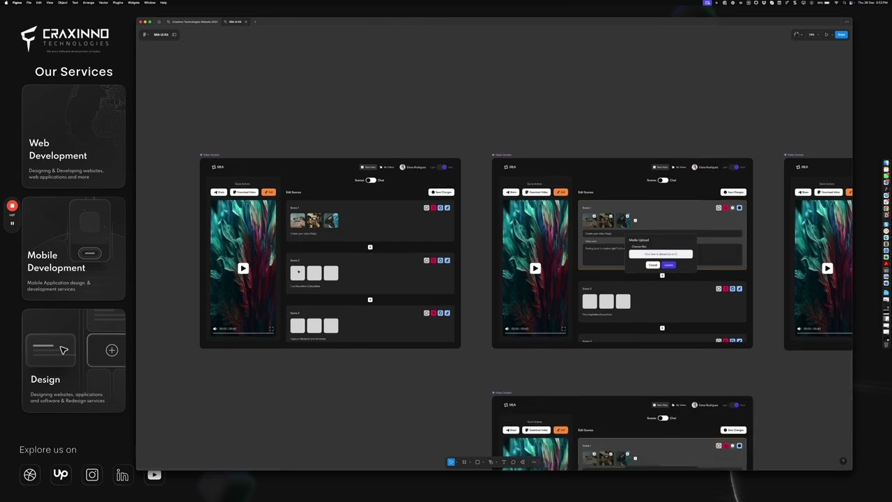 IIRA AI Video Editor - UI Design Kit