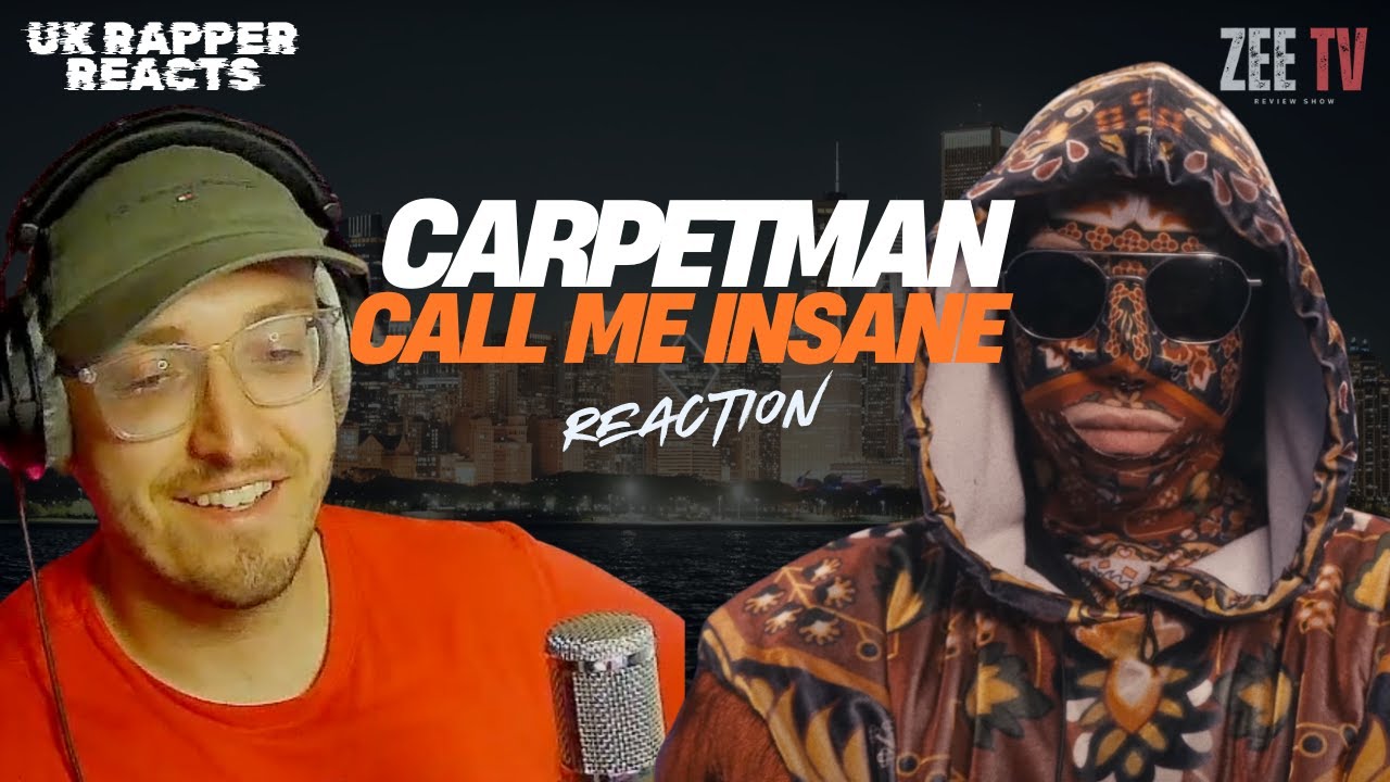 RAPPER REACTS to CARPETMAN - Call Me Insane | Music Reaction | Zee TV