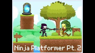 Scratch Tutorial | Ninja Platformer | Part 2 | How to make a platformer game in scratch screenshot 4