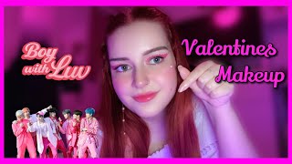 Valentines Makeup Look inspired by BTS‘ BOY WITH LUV 💗