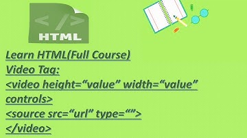 39.HTML-Video Tag||Part-39||Step by Step HTML Tutorials..