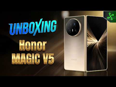 HONOR Magic V5: HONOR's most advanced foldable phone | UNBOXING in Spanish