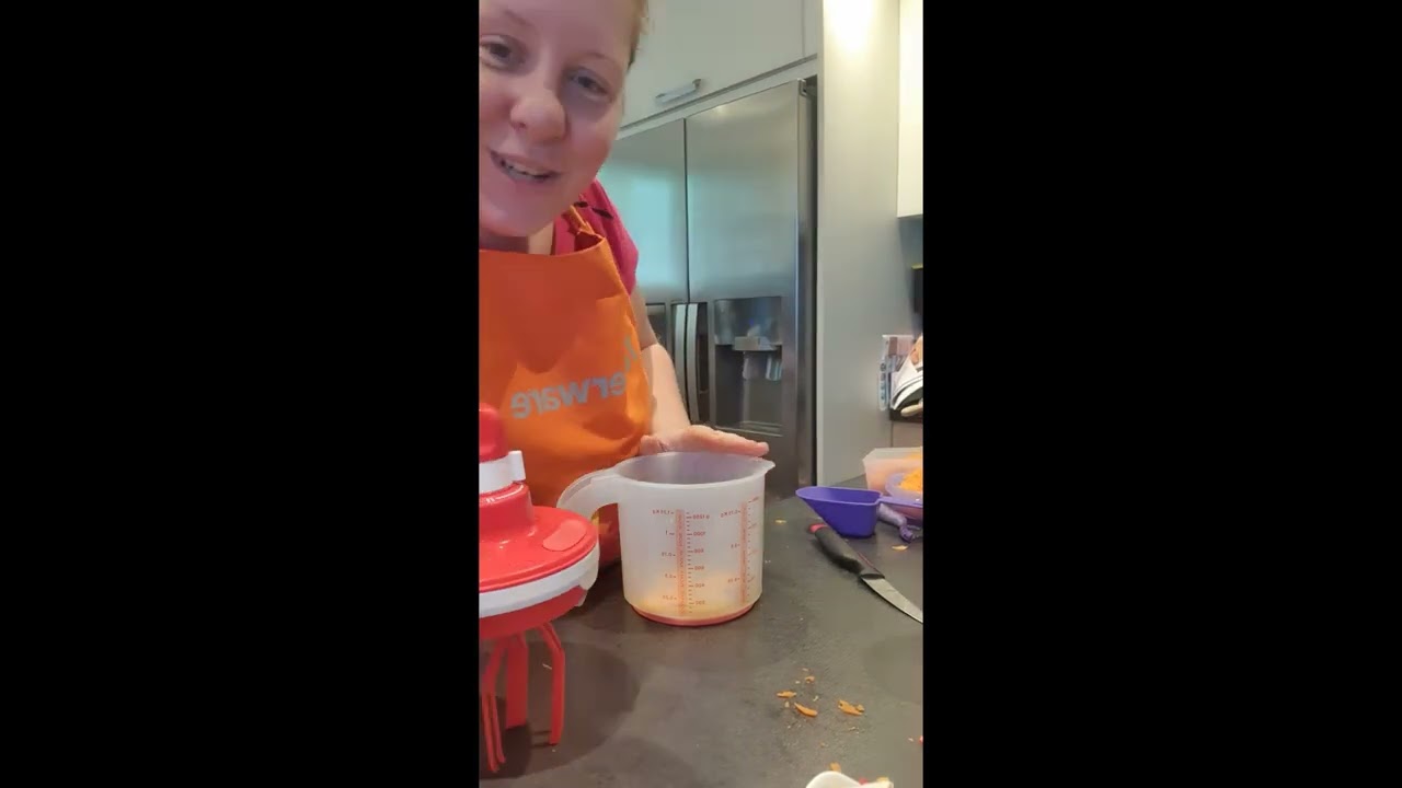 Carotte cake - Recette tupperware.