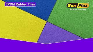 EPDM Rubber Tile | Premium Quality Rubber Tile by SUNFLEX RUBBER FLOORING 481 views 2 years ago 49 seconds