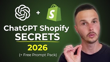 ChatGPT Shopify Secrets (2026) - The Ultimate Guide for Beginners (+ Free Prompt Pack)