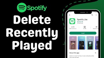 How to Delete Recently Played on Spotify Lite