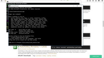 Chocolatey Install NodeJS